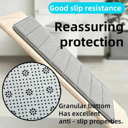 Bathroom Coral Velvet Anti-Skid Mat,Quick Water Absorption,Dry Machine Washing,Toilet Mat,Softcomfortable, Easy Mat Bathroom Use