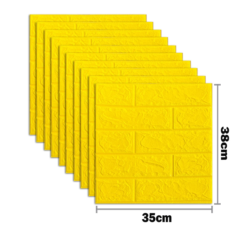 25Pcs 3D Wall Stickers Self Adhesive Wallpaper Panel Home Decor Living Room Bedroom Decoration Bathroom Kitchen House Sticker